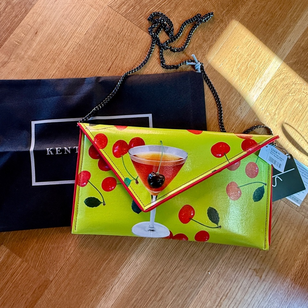 Kent Stetson design Cherry Clutch purse